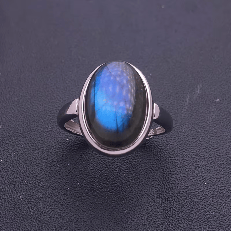 Bague "Satya" en Labradorite - Bijou de Bien-être et Harmonie.