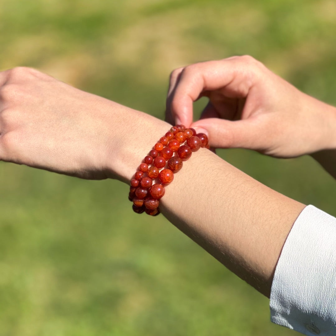 Bracelet en Cornaline - Bijou de Bien-être et Harmonie