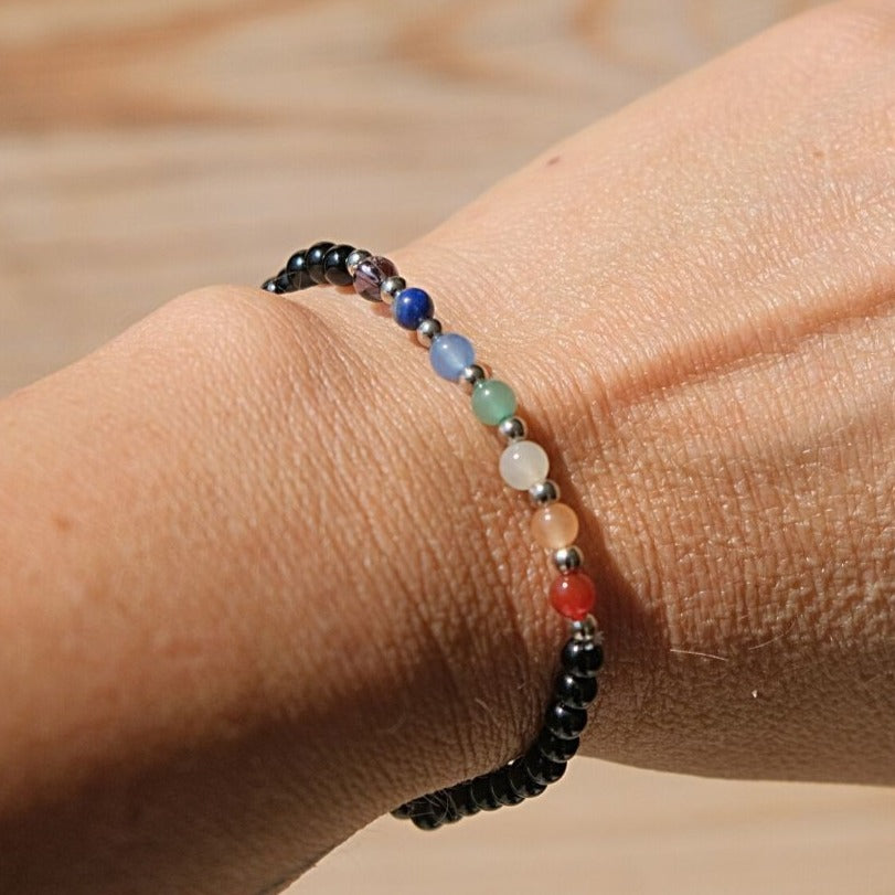 Bracelet Fin "Chakras" - Bijou de Bien-être et Harmonie