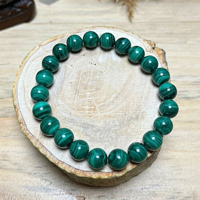 Bracelet "Purification" en Malachite - Bijou de Bien-être et Harmonie