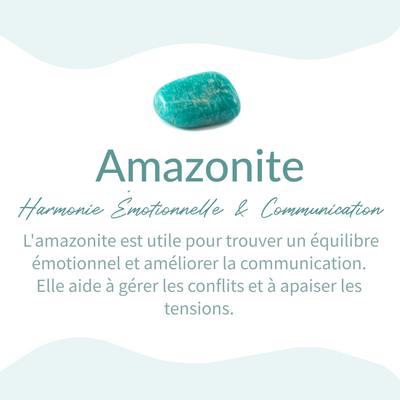 Bracelet "Océan Paisible" en Amazonite Haute Qualité - Bijou de Bien-être et Harmonie