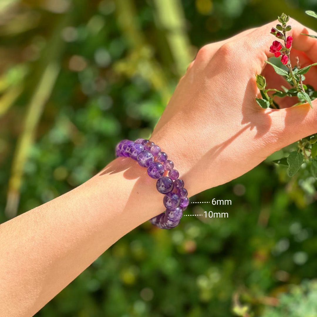 Bracelet "Apaisement" en Améthyste - Bijou de Bien-être et Harmonie