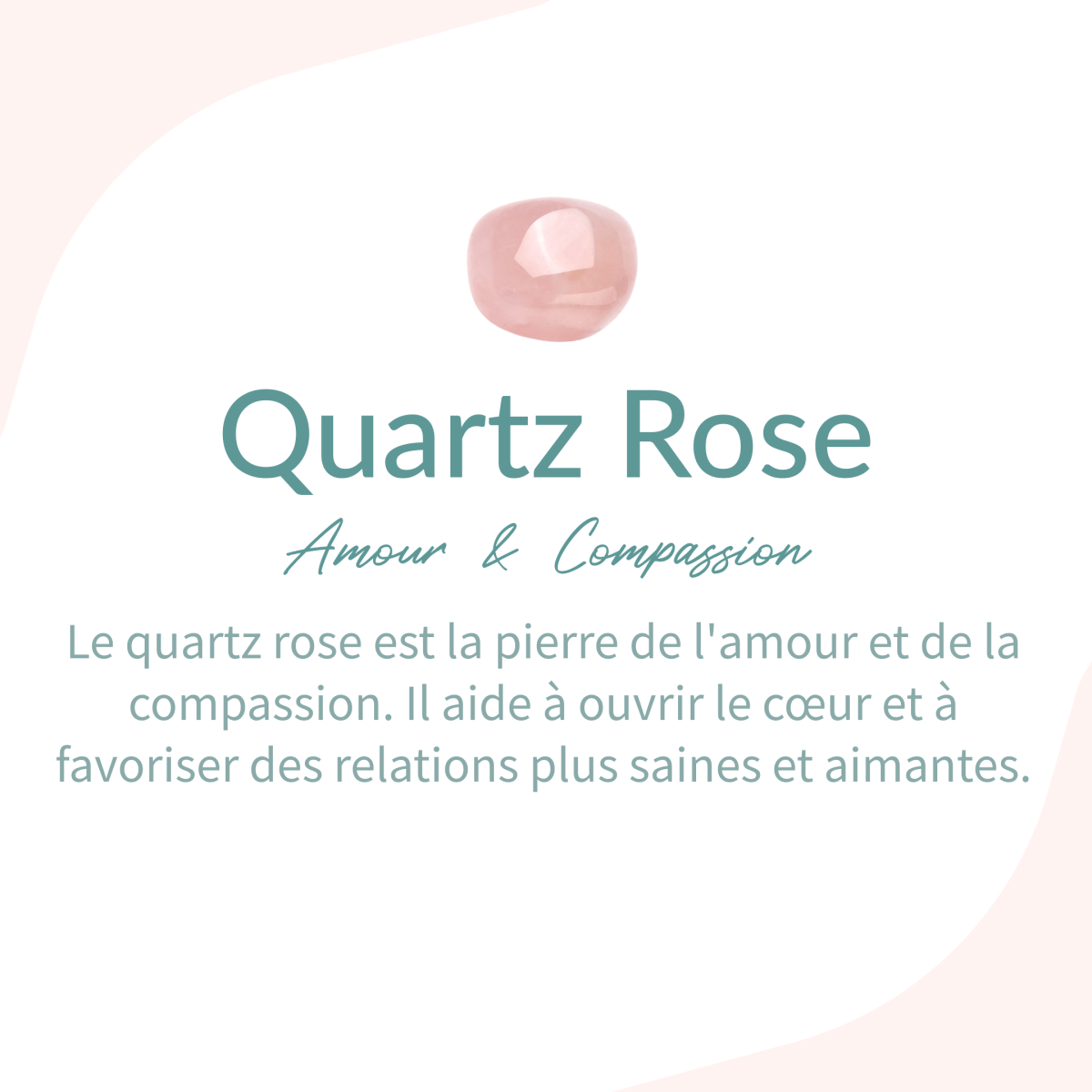 Bague "Douceur d'Amour" en Quartz Rose - Bijou de Bien-être et Harmonie.