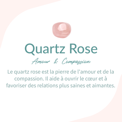 Bague "Douceur d'Amour" en Quartz Rose - Bijou de Bien-être et Harmonie.