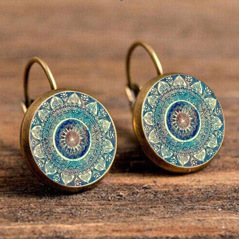 Boucles d'Oreilles "Mandala" - Bijou de Bien-être et Harmonie