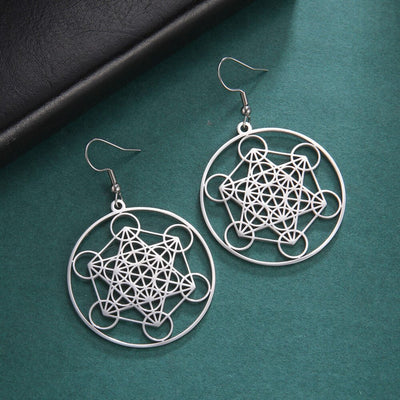 Boucles d'Oreilles Métatron - Bijou de Bien-être et Harmonie