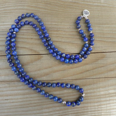 Bracelet Mala "Amitié" en Lapis Lazuli - Bijou de Bien-être et Harmonie