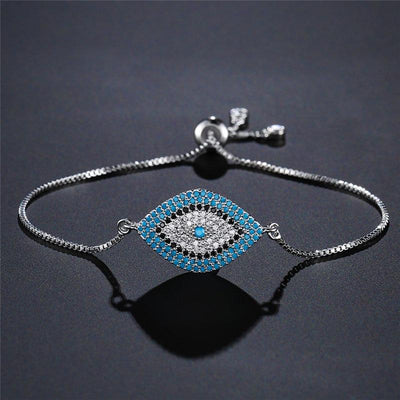 Bracelet Oeil Bleu - Protection du Mauvais Œil - Bijou de Bien-être et Harmonie