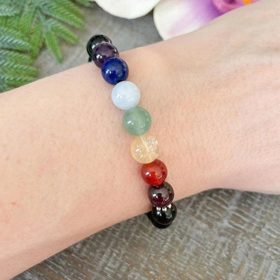 Bracelet Protection des 7 Chakras - Bijou de Bien-être et Harmonie