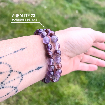 Bracelet "Âme de Lumière" en Auralite 23 - Bijou de Bien-être et Harmonie