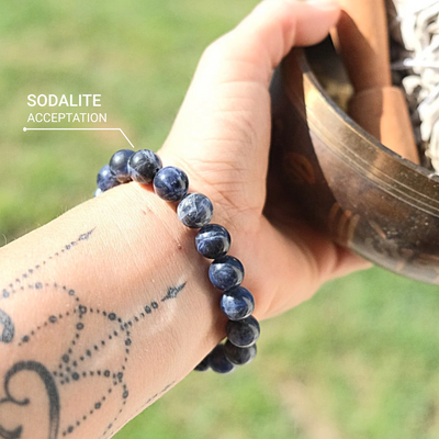 Bracelet "Quiétude" en Sodalite - Bijou de Bien-être et Harmonie