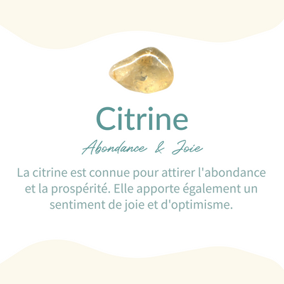 Bracelet "Éclat de Prospérité" en Citrine - Bijou de Bien-être et Harmonie