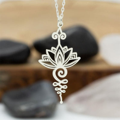 Pendentif "Lotus Unalome" - Bijou de Bien-être et Harmonie