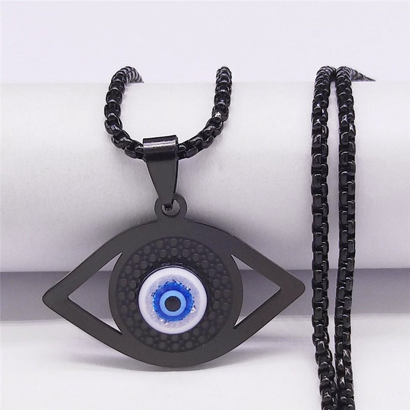 Pendentif Oeil Bleu - Protection du Mauvais Oeil - Bijou de Bien-être et Harmonie