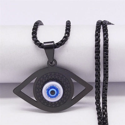 Pendentif Oeil Bleu - Protection du Mauvais Oeil - Bijou de Bien-être et Harmonie