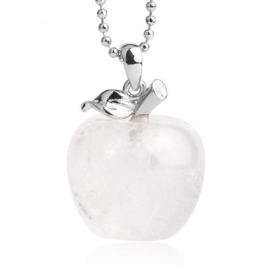 Pendentif "Pomme" en Pierre Naturelle - Bijou de Bien-être et Harmonie