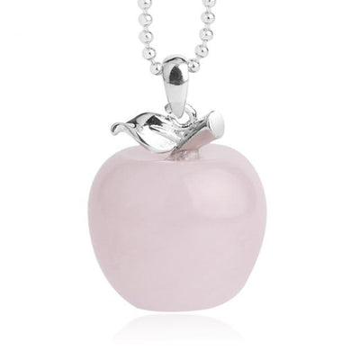 Pendentif "Pomme" en Pierre Naturelle - Bijou de Bien-être et Harmonie