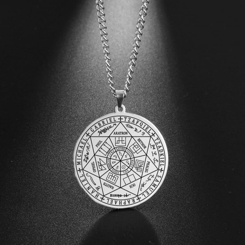 Pendentif Sceau des 7 Archanges - Bijou de Bien-être et Harmonie