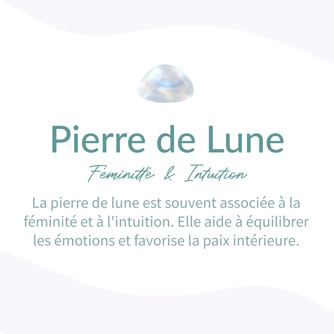 Bracelet "Sensibilité Féminine" en Pierre de Lune - Bijou de Bien-être et Harmonie