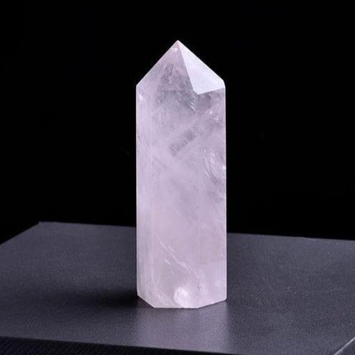 Pointe de Sommeil en Quartz Rose - Bijou de Bien-être et Amour